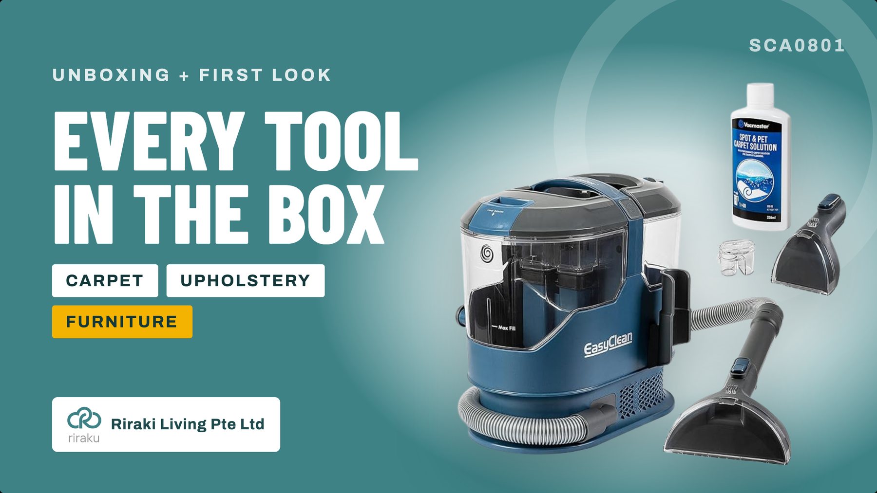 Vacmaster SCA0801 — feature overview 1